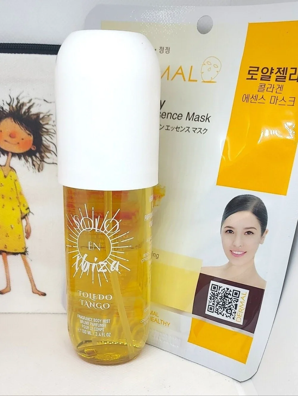 Solo En Ibiza Spa Set With Cosmetic Bag NWT